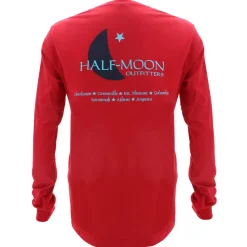 T-Shirts|T-Shirts-Half-Moon Outfitters Crescent Logo Long Sleeve T-Shirt (FINAL SALE)
