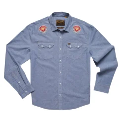 Shirts-Howler Brothers Crosscut Deluxe Snapshirt for Men (SALE)