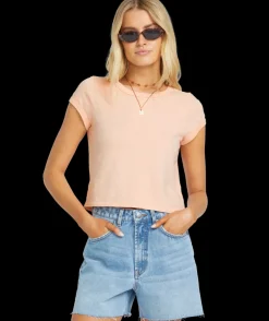 T-Shirts|Shirts-Billabong Daily Tee Knit for Women