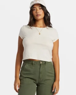 T-Shirts|Shirts-Billabong Daily Tee Knit for Women