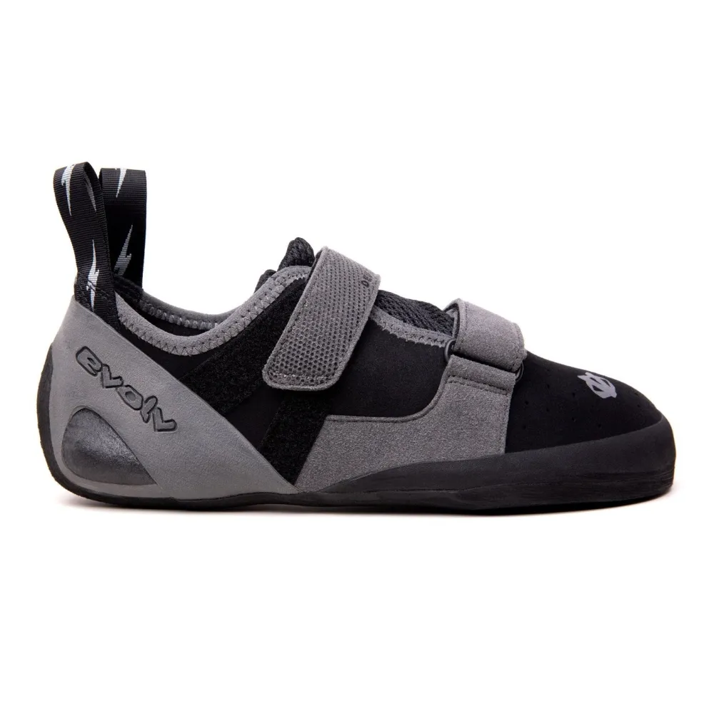 Climbing|Shoes-Evolv Defy Climbing Shoes for Men Grey/Black