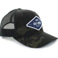 Head & Neckwear|Head & Neckwear-Half-Moon Outfitters Diamond Bird Multicam Camo Trucker Hat
