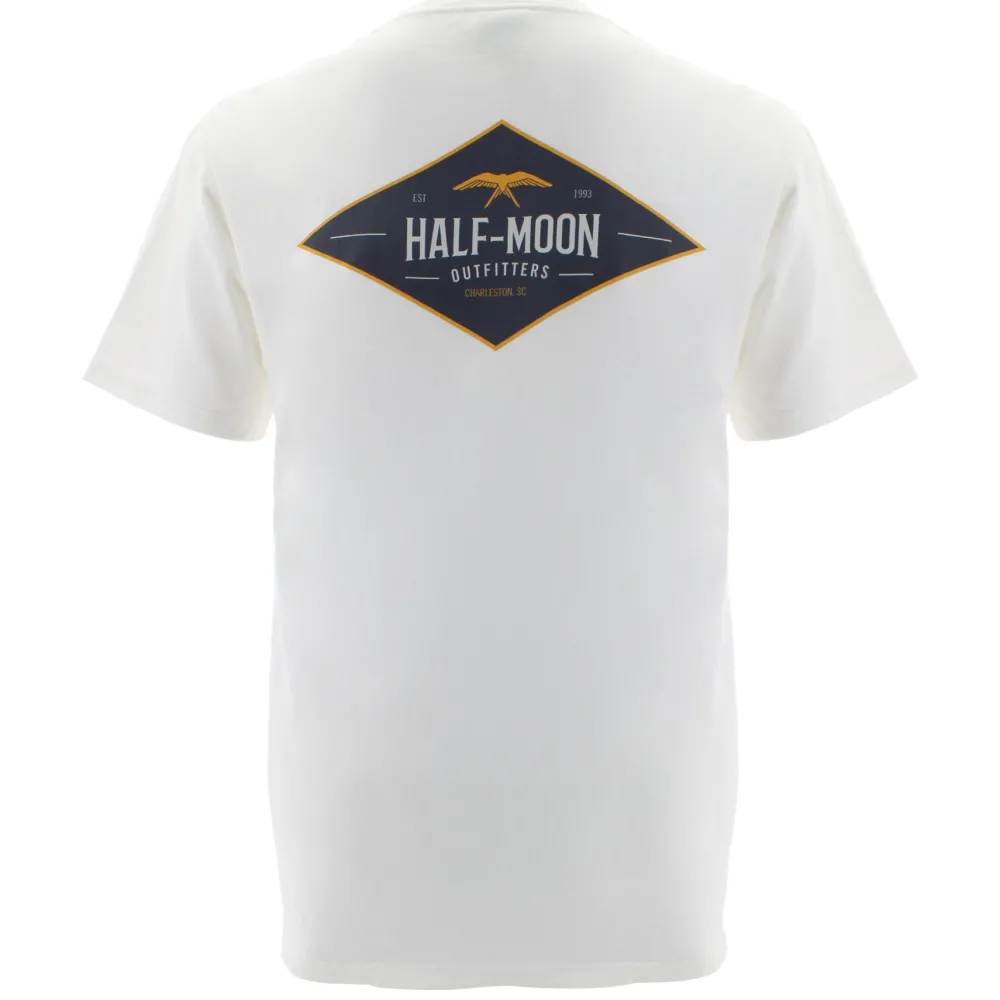 T-Shirts|T-Shirts-Half-Moon Outfitters Diamond Bird Short Sleeve Pocket T-Shirt