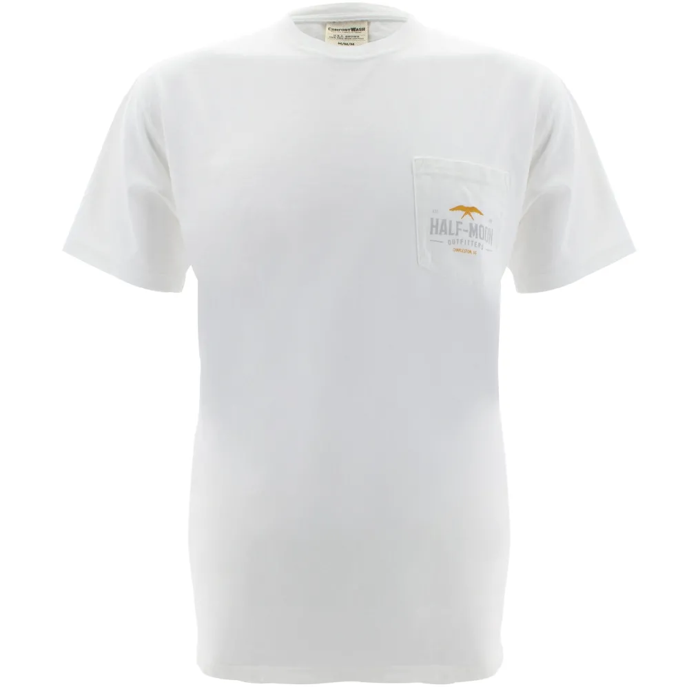 T-Shirts|T-Shirts-Half-Moon Outfitters Diamond Bird Short Sleeve Pocket T-Shirt