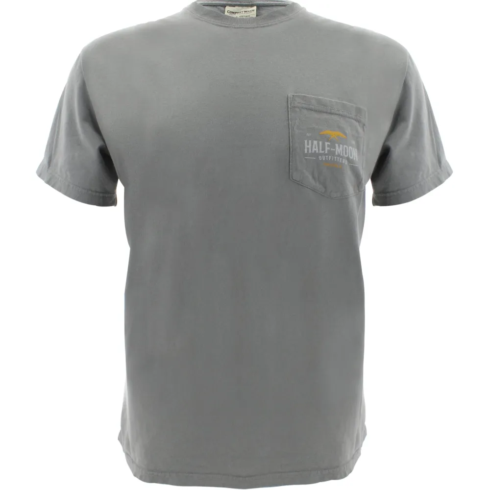 T-Shirts|T-Shirts-Half-Moon Outfitters Diamond Bird Short Sleeve Pocket T-Shirt