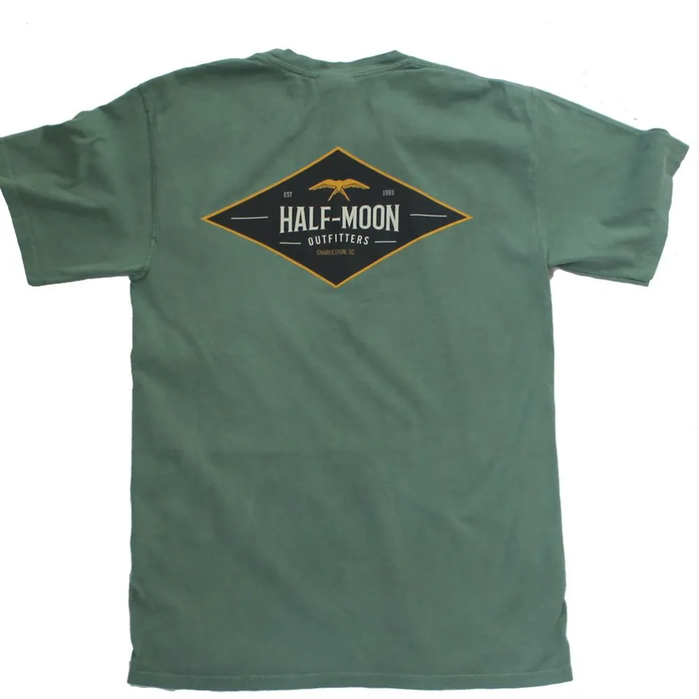 T-Shirts|T-Shirts-Half-Moon Outfitters Diamond Bird Short Sleeve Pocket T-Shirt
