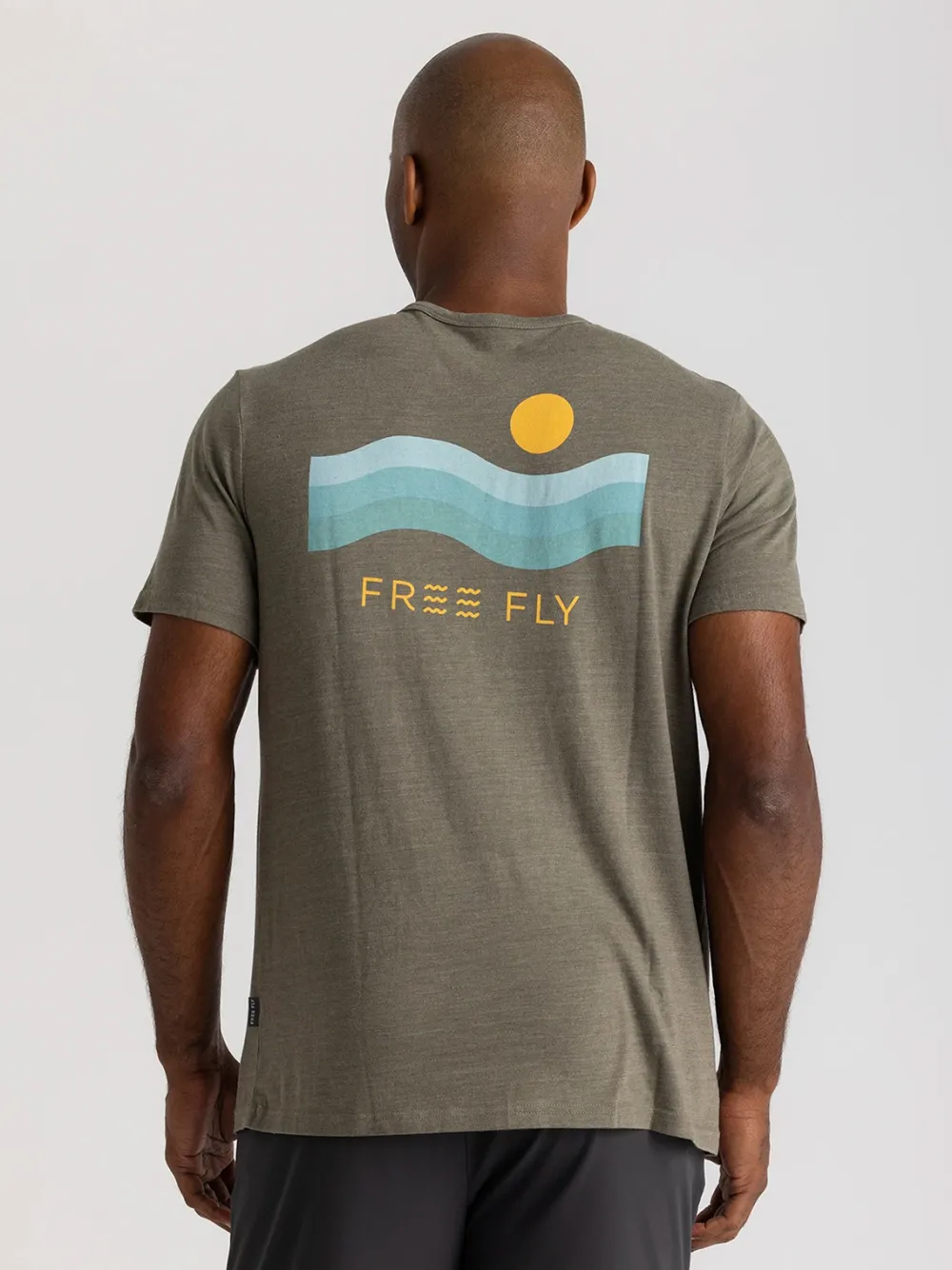 T-Shirts|Shirts-Free Fly Apparel Downstream Pocket Tee for Men (SALE) Heather Fatigue