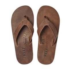 Sandals-Reef Draftsmen Sandals for Men Bronze Brown