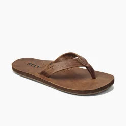 Sandals-Reef Draftsmen Sandals for Men Bronze Brown