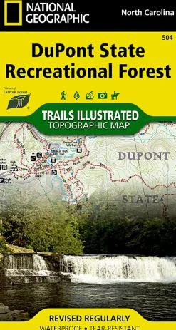 Literature-Trails Illustrated Dupont State Recreational Forest Map
