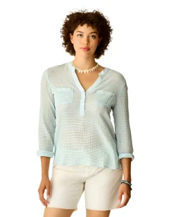 Shirts-Carve Designs Dylan Gauze Shirt for Women