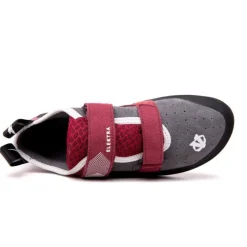 Climbing|Shoes-Evolv Elektra Climbing Shoes for Women Grey/Merlot