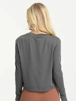 Performance Shirts|Shirts-Free Fly Apparel Elevate Long Sleeve Shirt for Women (SALE) Smoke