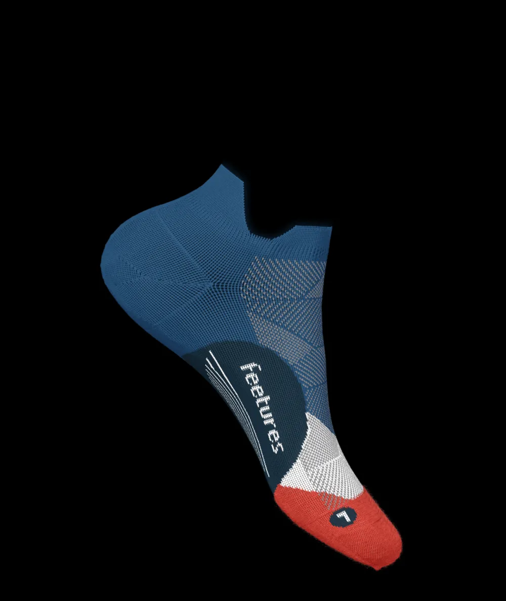 Socks-Feetures Elite Light Cushion No Show Tab Socks for Men