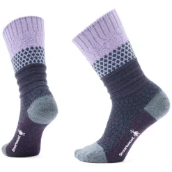 Socks-Smartwool Everyday Popcorn Cable Full Cushion Crew Socks for Women