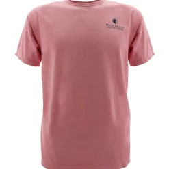 T-Shirts|T-Shirts-Half-Moon Outfitters Flower Logo Short Sleeve T-Shirt