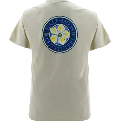 T-Shirts|T-Shirts-Half-Moon Outfitters Flower Logo Short Sleeve T-Shirt