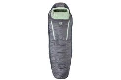 Sleeping Bags & Pads-Nemo Forte 35 Endless Promise Synthetic Sleeping Bag for Women (SALE) Plum Gray/Celadon Green