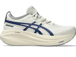 Shoes-Asics Gel Nimbus 27 for Women Birch/Indigo Blue