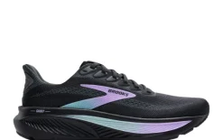Shoes-Brooks Ghost 17 Running Shoe for Women Grey / Clearwater / Purple