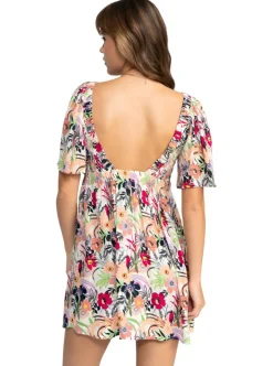 Dresses & Rompers-Roxy Golden Dawn Dress for Women (SALE) Ash Rose Wallflower