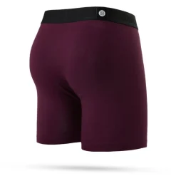 Baselayers & Underwear-Stance Grape Butter Blend Boxer Brief for Men (SALE) Portwine