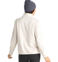 Fleece-Free Fly Apparel Gridback Fleece Jacket for Women Stone