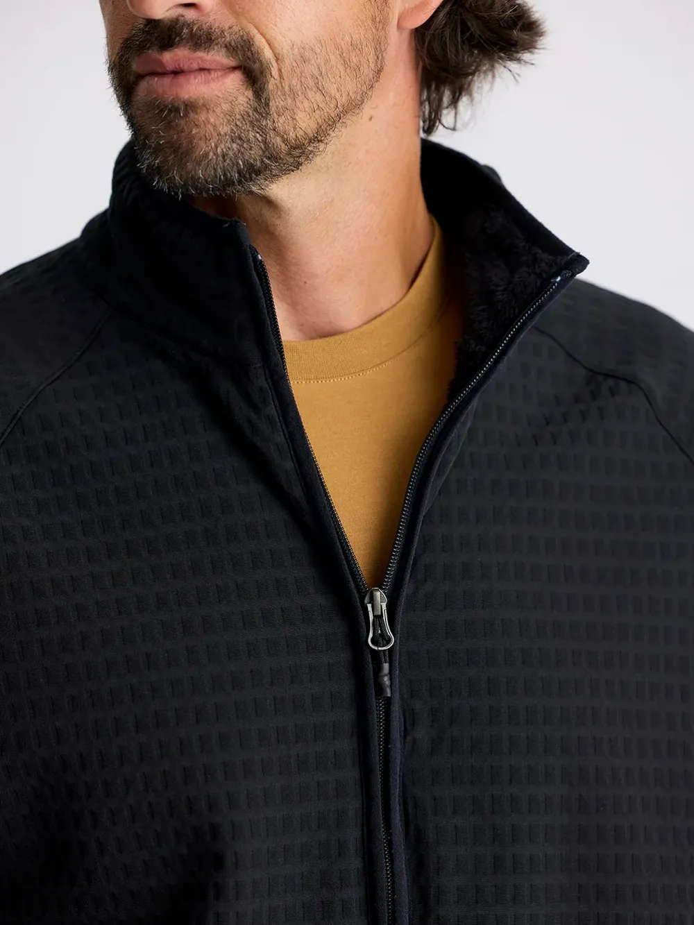 Fleece-Free Fly Apparel Gridback Fleece Jacket for Men