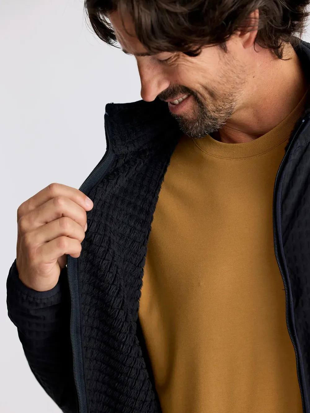 Fleece-Free Fly Apparel Gridback Fleece Jacket for Men