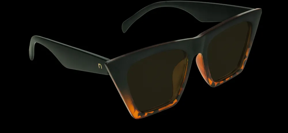 Sunglasses & Goggles|Sunglasses & Goggles-Nectar Hamptons Sunglasses Black and Brown Tortoise - G15 Lens