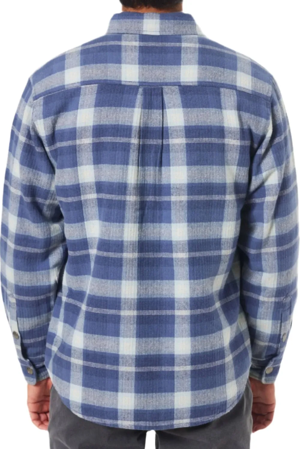 Shirts-Katin Harold Plaid Jacket for Men (SALE) Washed Blue