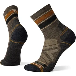 Socks-Smartwool Hike Light Cushion Striped Mid Socks for Men