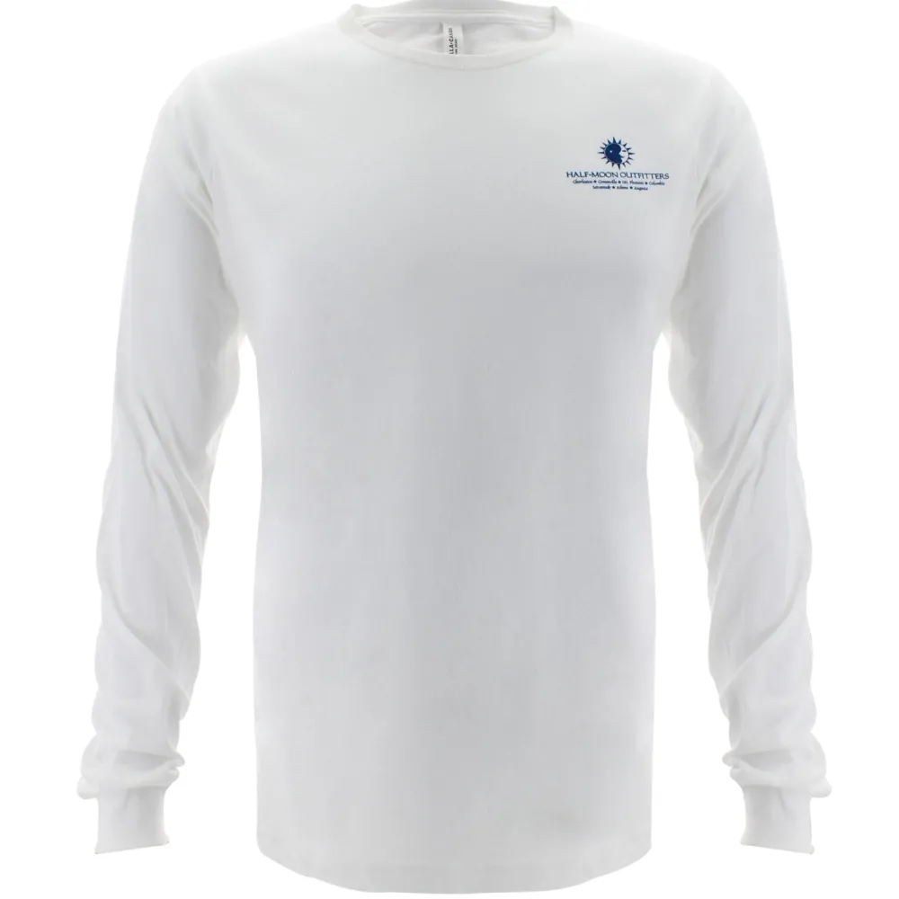 T-Shirts|T-Shirts-Half-Moon Outfitters HMO Logo Long Sleeve T-Shirt (FINAL SALE)