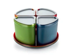Drinkware|Cookware-GSI Outdoors Infinity 4 Person Compact Tableset Multi-Color