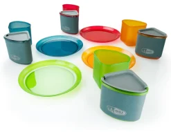Drinkware|Cookware-GSI Outdoors Infinity 4 Person Compact Tableset Multi-Color