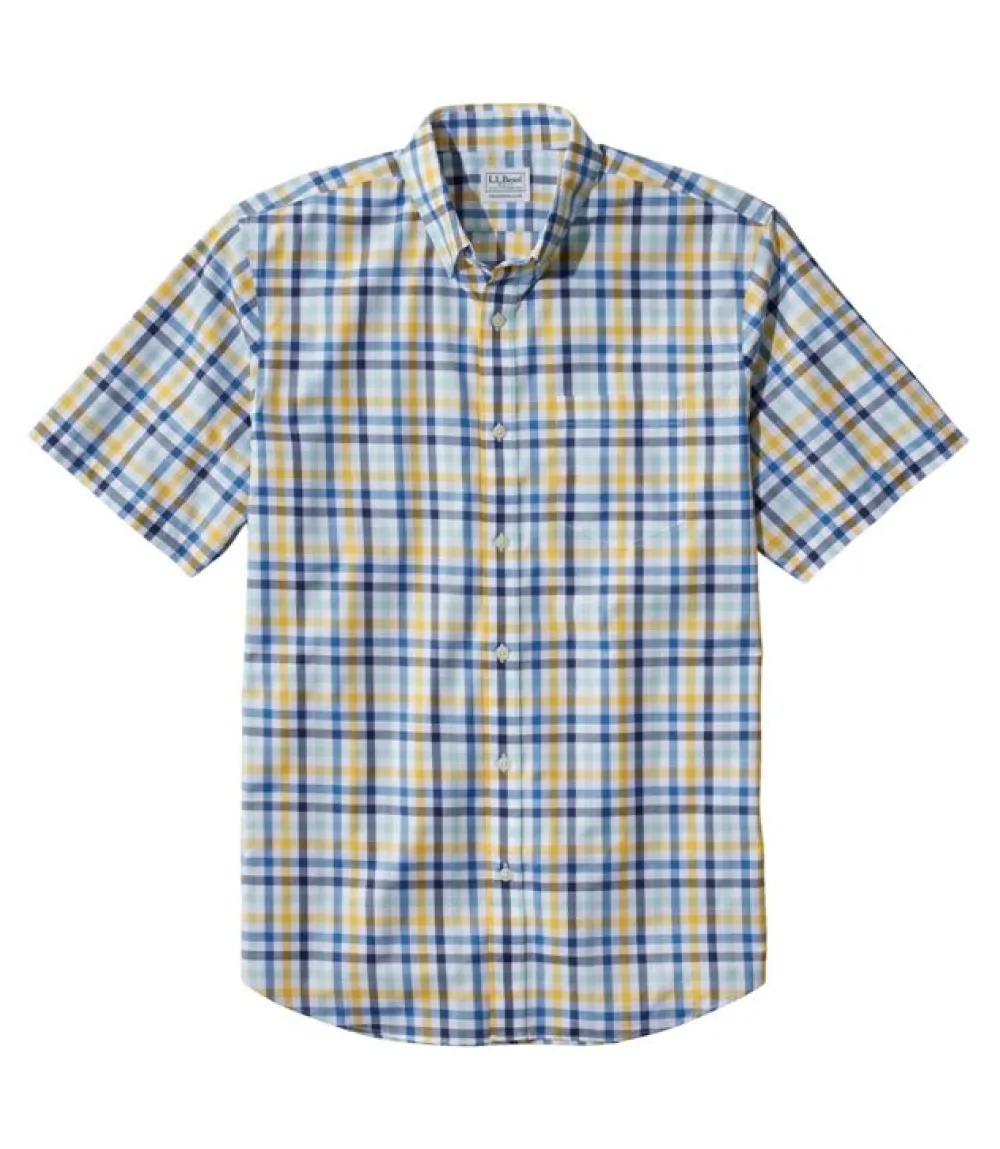 Shirts-L.L.Bean Kennebunk Short-Sleeve Sport Shirt for Men