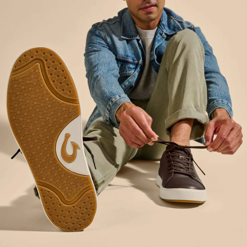 Shoes-Olukai Lae'ahi Li 'Ili Shoes for Men Dark Java