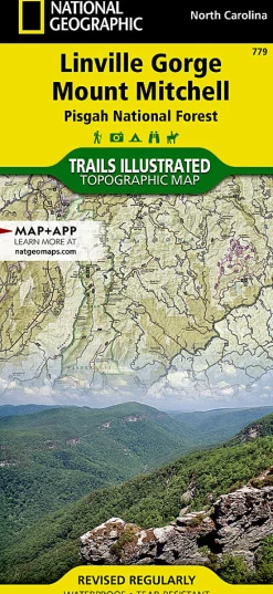 Literature-Trails Illustrated Linville Gorge/Mt. Mitchell Map None