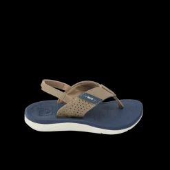 Sandals-Reef Little Santa Ana Sandals for Kids Navy/Khaki