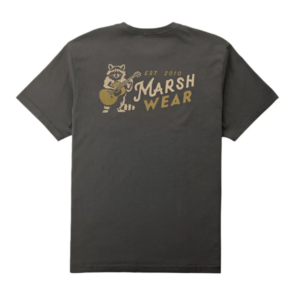 T-Shirts-Marsh Wear Local Music Short-Sleeve T-Shirt Ash
