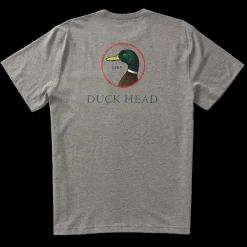 T-Shirts|Shirts-Duck Head Logo Short Sleeve T-Shirt for Men