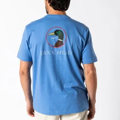 T-Shirts|Shirts-Duck Head Logo Short Sleeve T-Shirt for Men