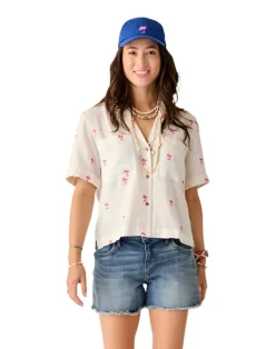 Shirts-Carve Designs Luca Linen Shirt for Women (SALE)