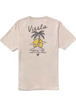 T-Shirts-Vissla Made In The Shade Organic Tee Shirt for Men (SALE)