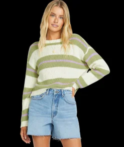 Sweaters & Hoodies|Shirts-Billabong Make it Waves Sweater for Women Avocado
