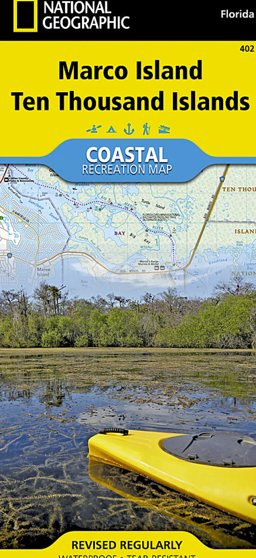 Literature-Trails Illustrated Marco Island, Ten Thousand Islands Map