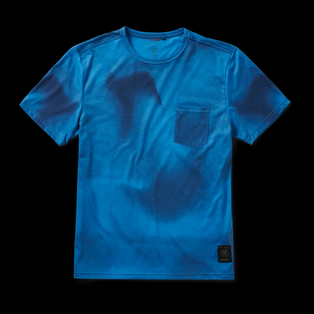 T-Shirts-Roark Mathis Core Pocket Tee for Men Drifter Blue