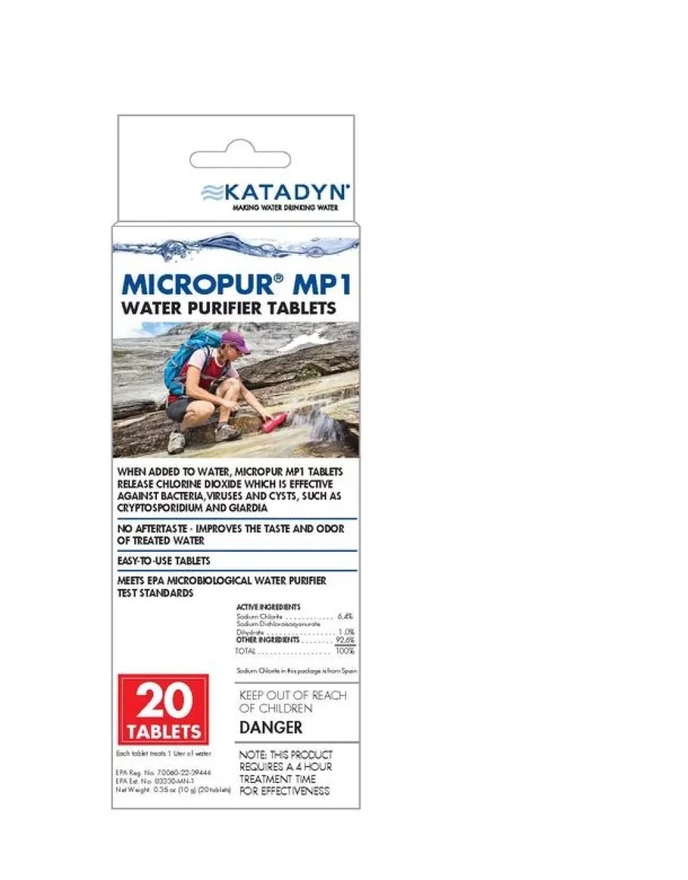 Treatment-Katadyn Micropur M1 Water Purification Tablets