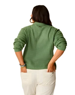 Sweaters & Hoodies-Carve Designs Morgan Polo Sweater for Women