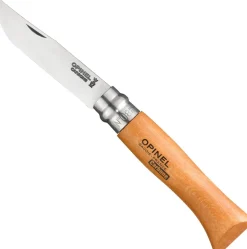 Health & Safety-Opinel No.08 Carbon Steel Folding Knife Beech